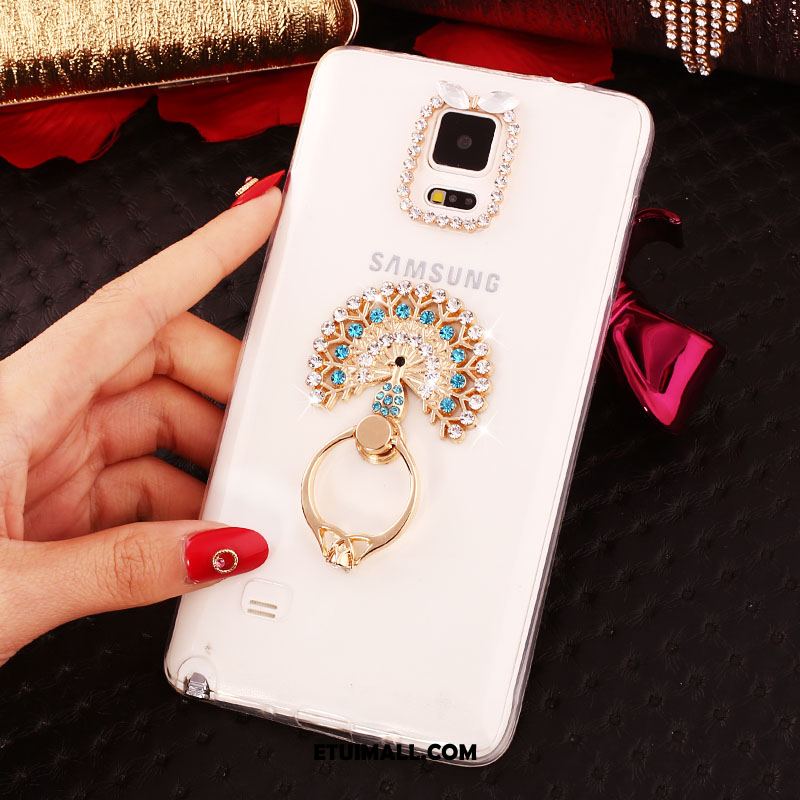 Etui Samsung Galaxy Note 4 Różowe Złoto Miękki Ochraniacz Z Kryształkami Luksusowy Futerał Sprzedam
