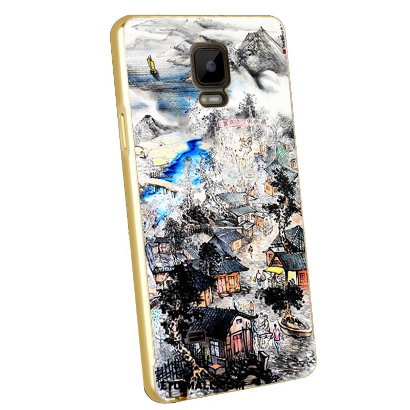 Etui Samsung Galaxy Note 4 Tylna Pokrywa Gwiazda Relief Granica Trudno Obudowa Sklep