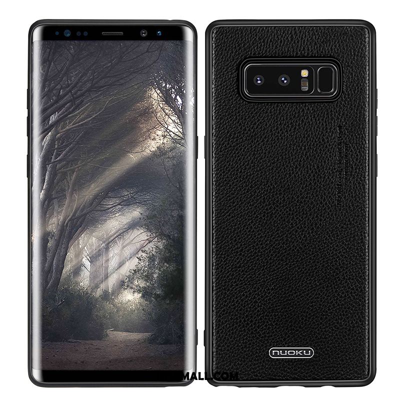 Etui Samsung Galaxy Note 8 Miękki Silikonowe Telefon Komórkowy Prawdziwa Skóra Tendencja Pokrowce Dyskont