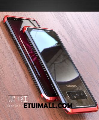 Etui Samsung Galaxy Note 8 Niebieski All Inclusive Ochraniacz Metal Tylna Pokrywa Futerał Tanie