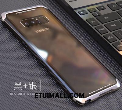 Etui Samsung Galaxy Note 8 Niebieski All Inclusive Ochraniacz Metal Tylna Pokrywa Futerał Tanie