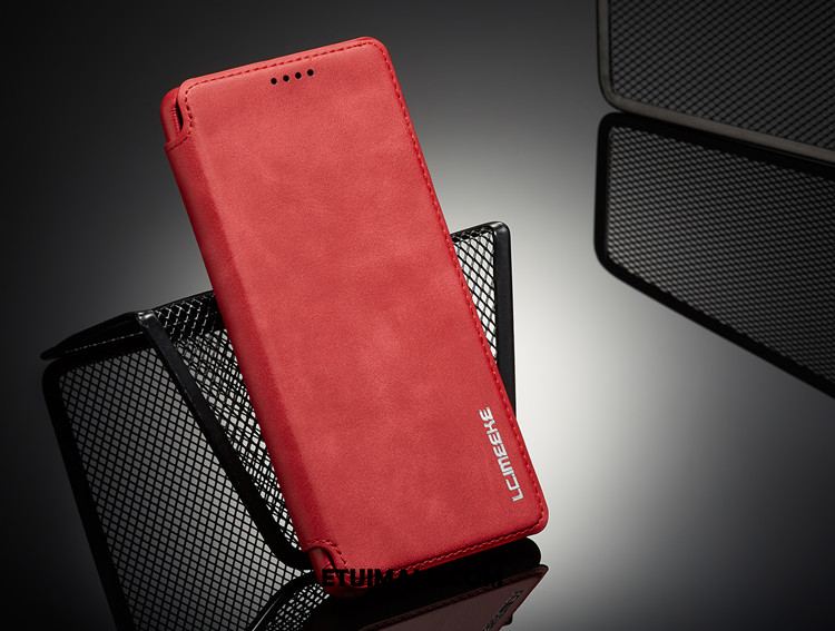 Etui Samsung Galaxy Note 8 Ochraniacz Czerwony Anti-fall Skórzany Futerał Luksusowy Futerał Sklep