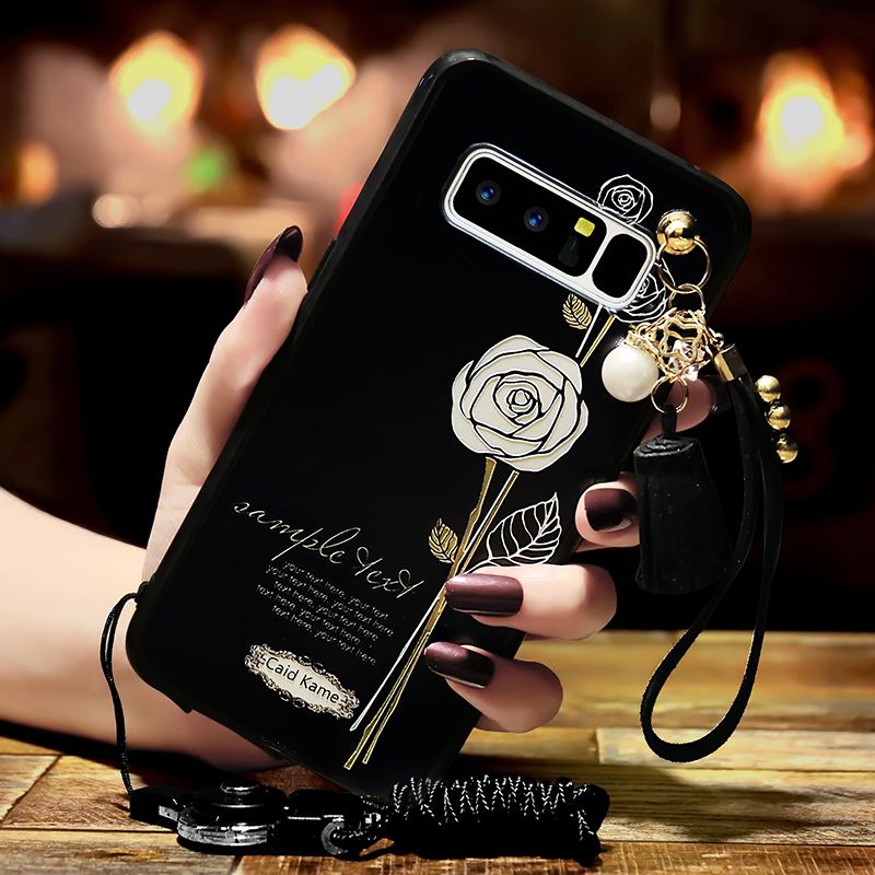Etui Samsung Galaxy Note 8 Telefon Komórkowy Miękki Czarny Gwiazda All Inclusive Pokrowce Sprzedam