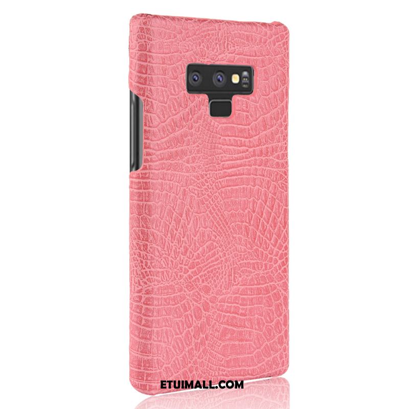Etui Samsung Galaxy Note 9 Czerwony Skóra Wzór Krokodyla Torby Gwiazda Pokrowce Online