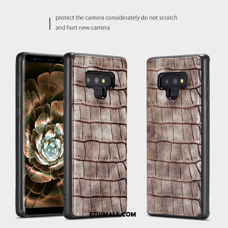 Etui Samsung Galaxy Note 9 Gwiazda Anti-fall Wzór Krokodyla Telefon Komórkowy Szary Pokrowce Kup