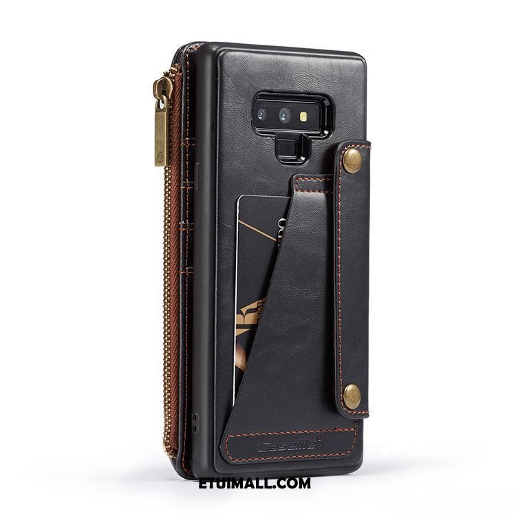 Etui Samsung Galaxy Note 9 Karta Czerwony Skórzany Futerał Portfel Ochraniacz Pokrowce Kup