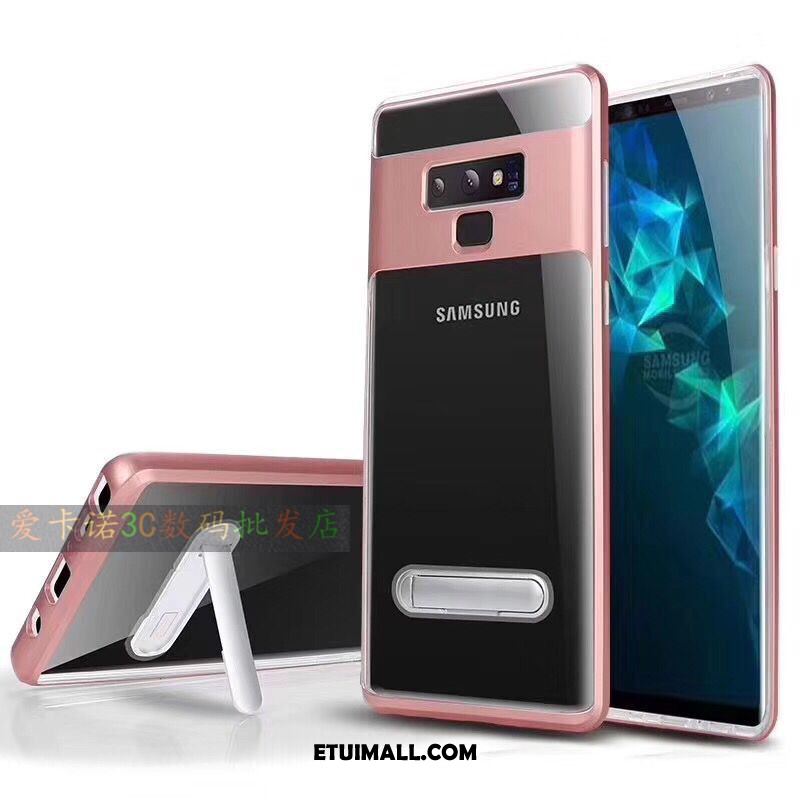 Etui Samsung Galaxy Note 9 Przezroczysty Wspornik Anti-fall Telefon Komórkowy Zielony Pokrowce Online