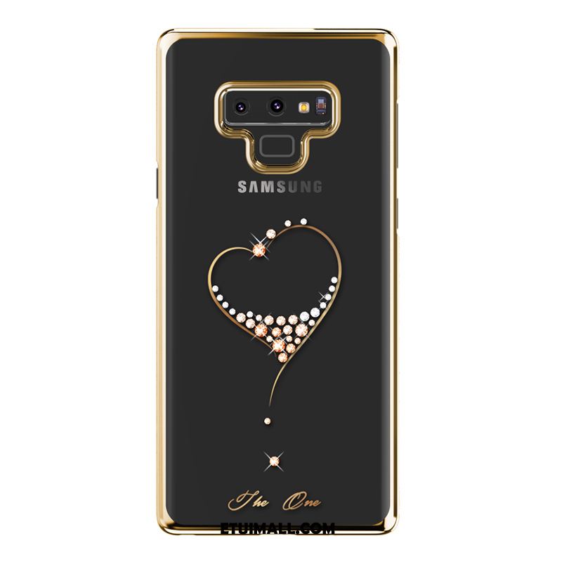 Etui Samsung Galaxy Note 9 Rhinestone Cienkie All Inclusive Złoto Anti-fall Pokrowce Tanie