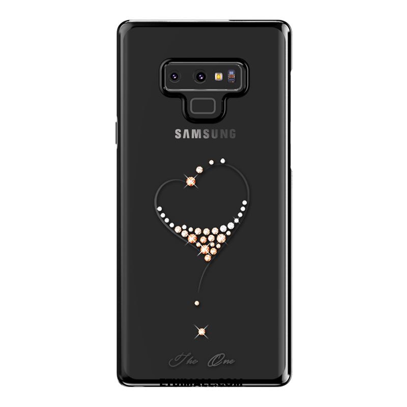 Etui Samsung Galaxy Note 9 Rhinestone Cienkie All Inclusive Złoto Anti-fall Pokrowce Tanie