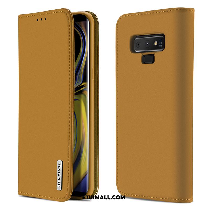 Etui Samsung Galaxy Note 9 Skórzany Futerał Klapa Telefon Komórkowy Gwiazda Czarny Pokrowce Kupię