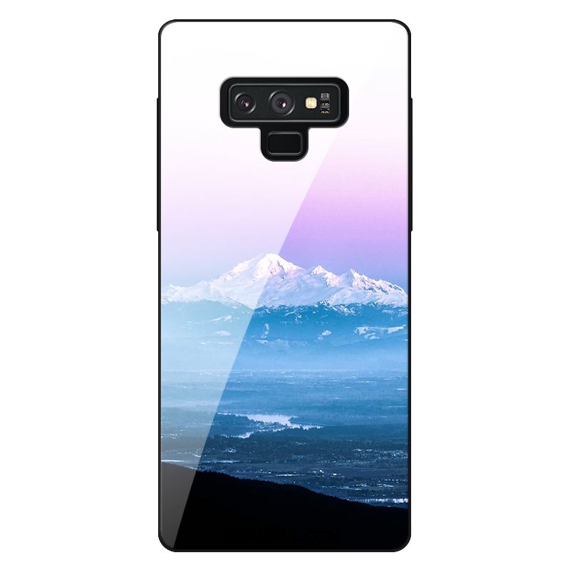 Etui Samsung Galaxy Note 9 Telefon Komórkowy Jasny Szkło Purpurowy Gwiaździsty Futerał Oferta