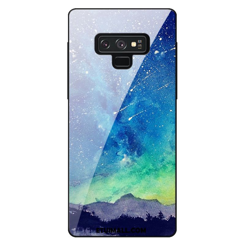 Etui Samsung Galaxy Note 9 Telefon Komórkowy Jasny Szkło Purpurowy Gwiaździsty Futerał Oferta