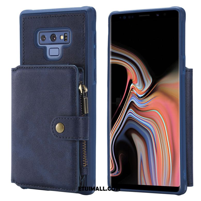 Etui Samsung Galaxy Note 9 Tendencja Anti-fall Portfel Zamek Czerwony Pokrowce Sprzedam