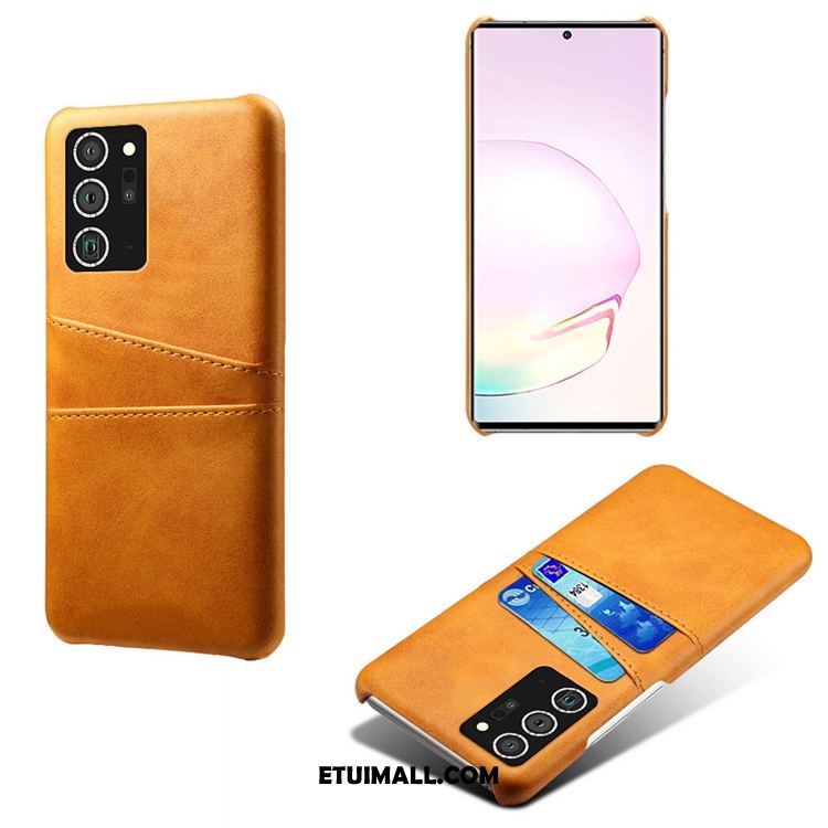 Etui Samsung Galaxy Note20 Ultra Telefon Komórkowy Torby Gwiazda Karta Czerwony Pokrowce Dyskont