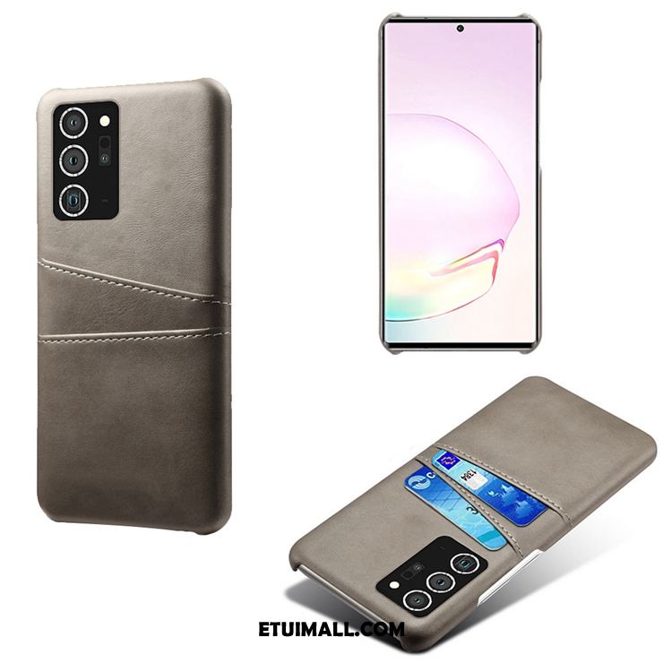 Etui Samsung Galaxy Note20 Ultra Telefon Komórkowy Torby Gwiazda Karta Czerwony Pokrowce Dyskont