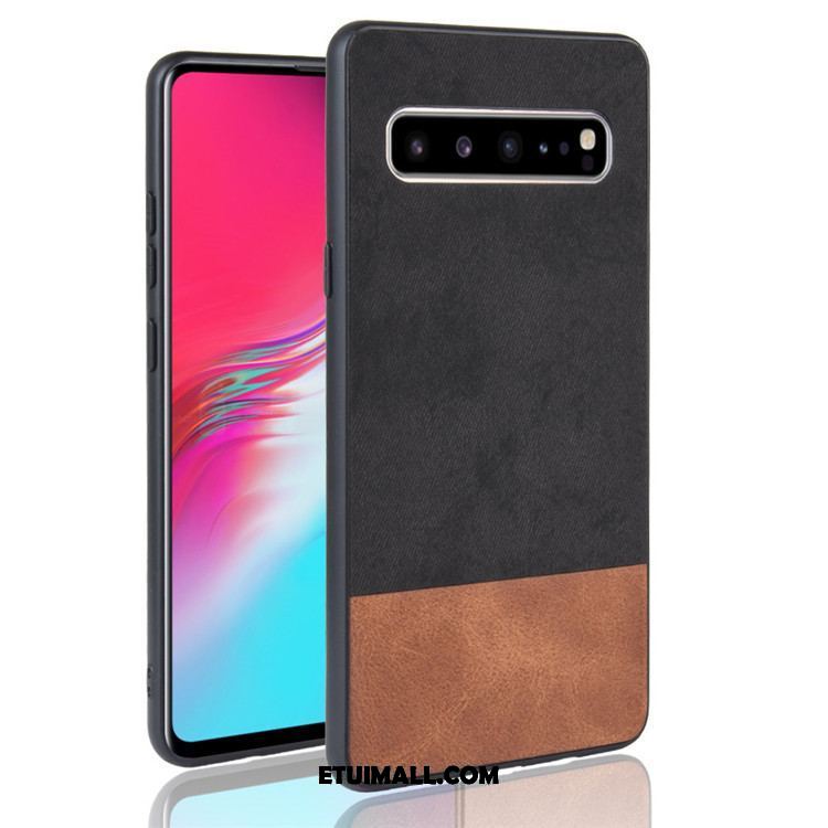 Etui Samsung Galaxy S10 5g Denim Telefon Komórkowy Gwiazda Czarny Mieszane Kolory Futerał Online