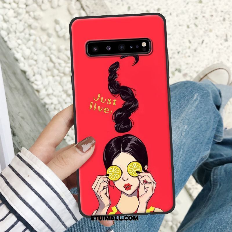 Etui Samsung Galaxy S10 5g Modna Marka Kreskówka Czerwony Gwiazda Telefon Komórkowy Pokrowce Sklep