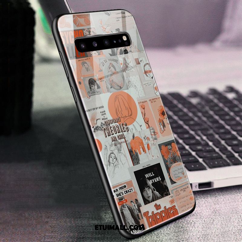 Etui Samsung Galaxy S10 5g Szkło Telefon Komórkowy All Inclusive Gwiazda Zielony Pokrowce Kupię