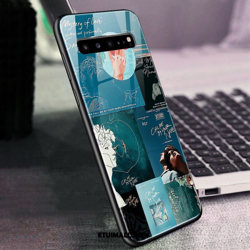 Etui Samsung Galaxy S10 5g Szkło Telefon Komórkowy All Inclusive Gwiazda Zielony Pokrowce Kupię