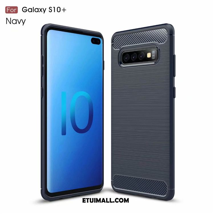 Etui Samsung Galaxy S10+ Jedwab Ochraniacz Gwiazda Szary Proste Futerał Sklep