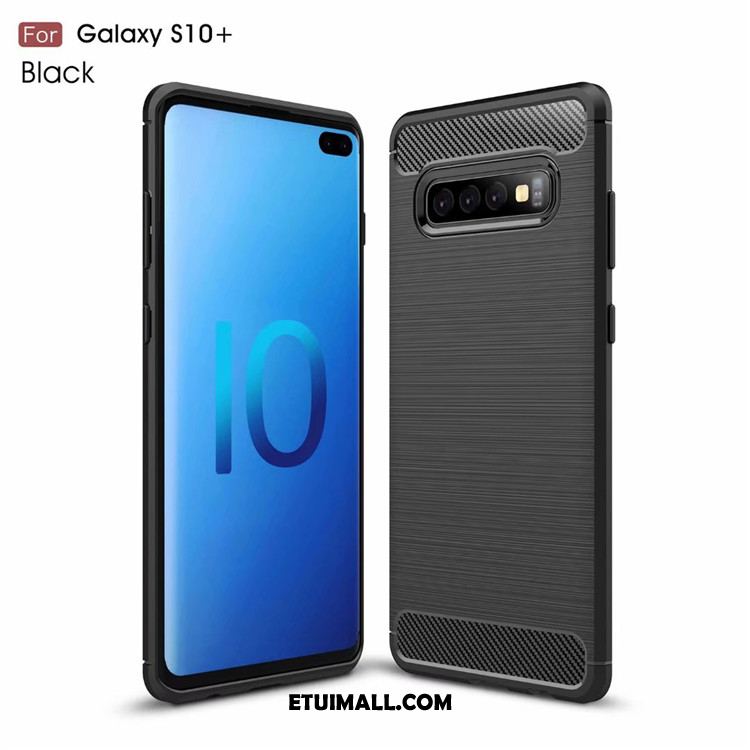 Etui Samsung Galaxy S10+ Jedwab Ochraniacz Gwiazda Szary Proste Futerał Sklep