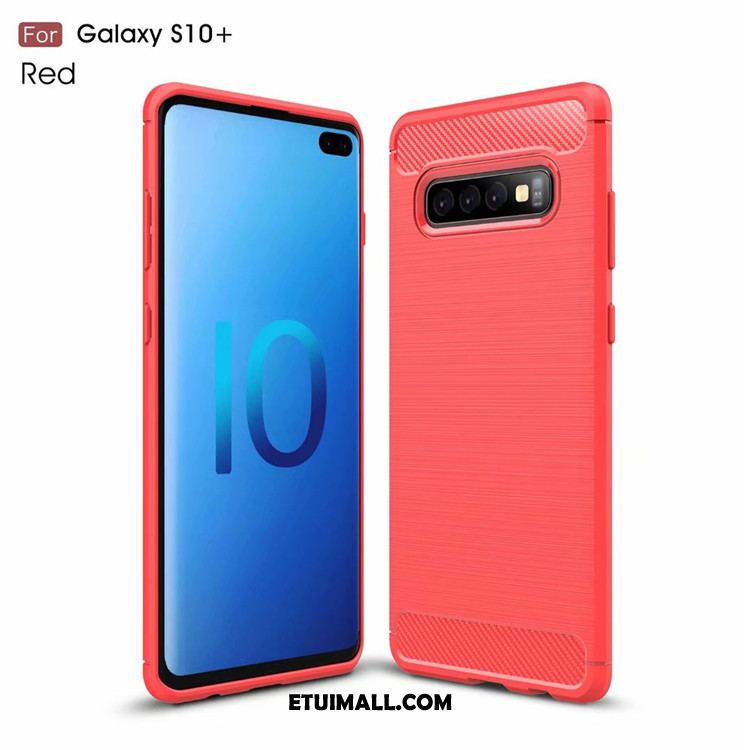 Etui Samsung Galaxy S10+ Jedwab Ochraniacz Gwiazda Szary Proste Futerał Sklep