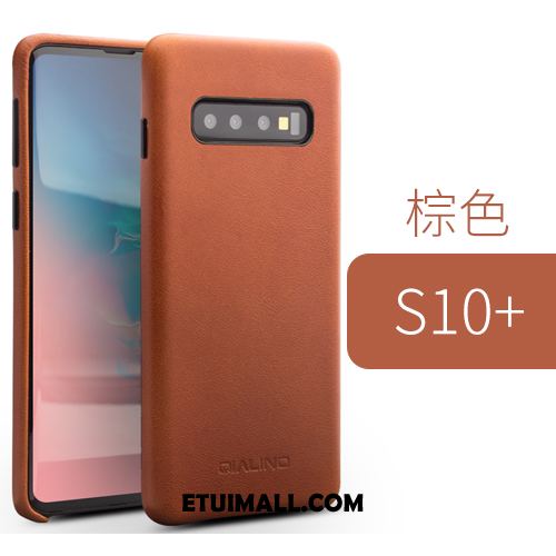 Etui Samsung Galaxy S10+ Lekki I Cienki Mały Skórzany Futerał Gwiazda Telefon Komórkowy Futerał Tanie