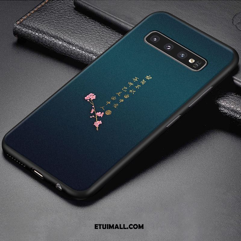 Etui Samsung Galaxy S10 Miękki Niebieski Anti-fall Ochraniacz Tendencja Obudowa Kup