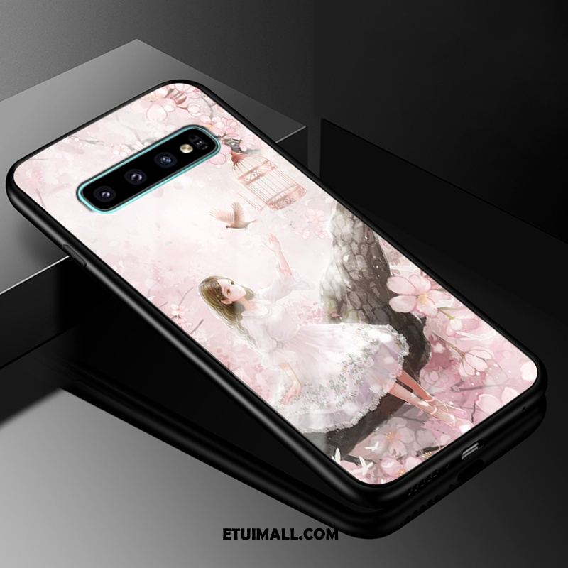 Etui Samsung Galaxy S10+ Niebieski Anti-fall Ochraniacz Szkło Kreatywne Futerał Tanie