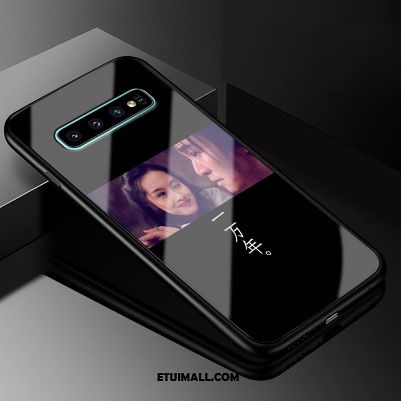 Etui Samsung Galaxy S10+ Niebieski Anti-fall Ochraniacz Szkło Kreatywne Futerał Tanie