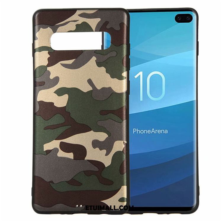 Etui Samsung Galaxy S10+ Ochraniacz Biały Miękki Anti-fall Pu Pokrowce Online