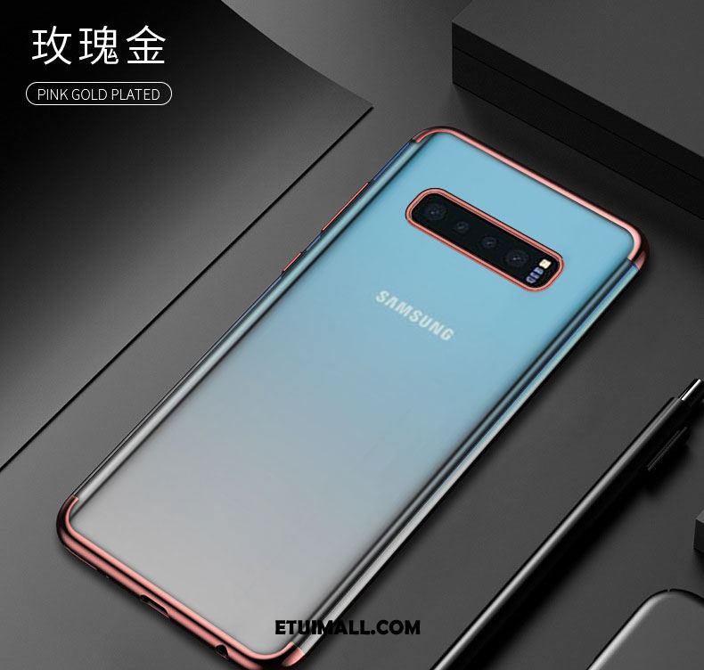 Etui Samsung Galaxy S10+ Ochraniacz Niebieski Przezroczysty Kreatywne Gwiazda Futerał Sklep