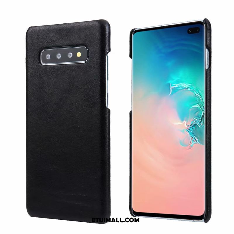 Etui Samsung Galaxy S10 Prawdziwa Skóra Tendencja Torby Trudno Gwiazda Obudowa Sklep