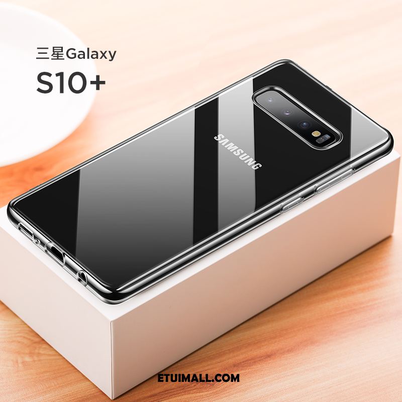 Etui Samsung Galaxy S10+ Przezroczysty Cienkie All Inclusive Anti-fall Ochraniacz Futerał Na Sprzedaż