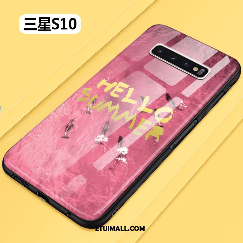 Etui Samsung Galaxy S10 Różowe Gwiazda Kreatywne Trudno Szkło Pokrowce Kupię