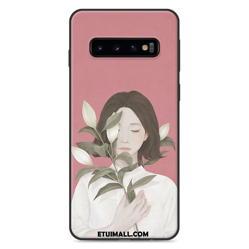 Etui Samsung Galaxy S10 Silikonowe Niebieski Piękny Ochraniacz Miękki Futerał Tanie