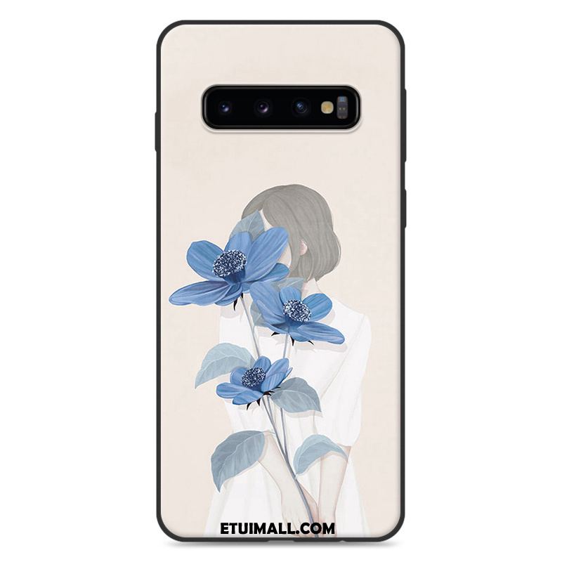 Etui Samsung Galaxy S10 Silikonowe Niebieski Piękny Ochraniacz Miękki Futerał Tanie