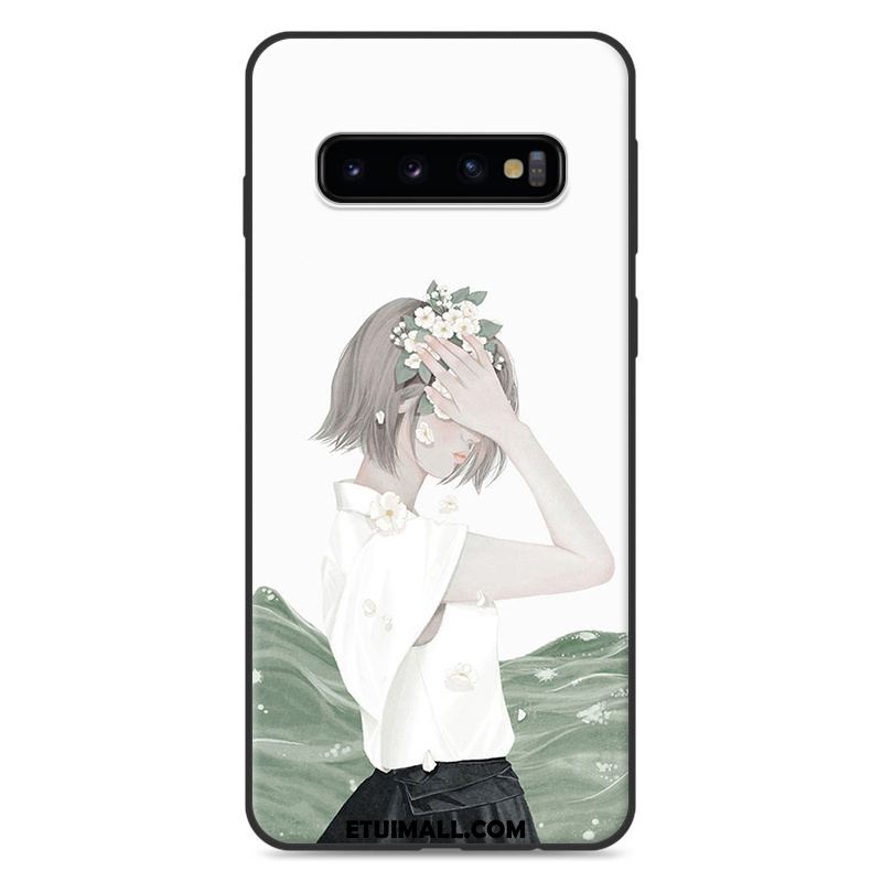 Etui Samsung Galaxy S10 Silikonowe Niebieski Piękny Ochraniacz Miękki Futerał Tanie