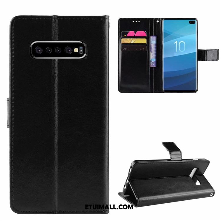 Etui Samsung Galaxy S10+ Telefon Komórkowy Karta Skórzany Futerał Biznes Wspornik Pokrowce Sprzedam