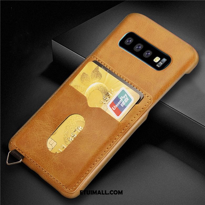 Etui Samsung Galaxy S10+ Trudno Portfel Karta Tendencja Ochraniacz Futerał Kup