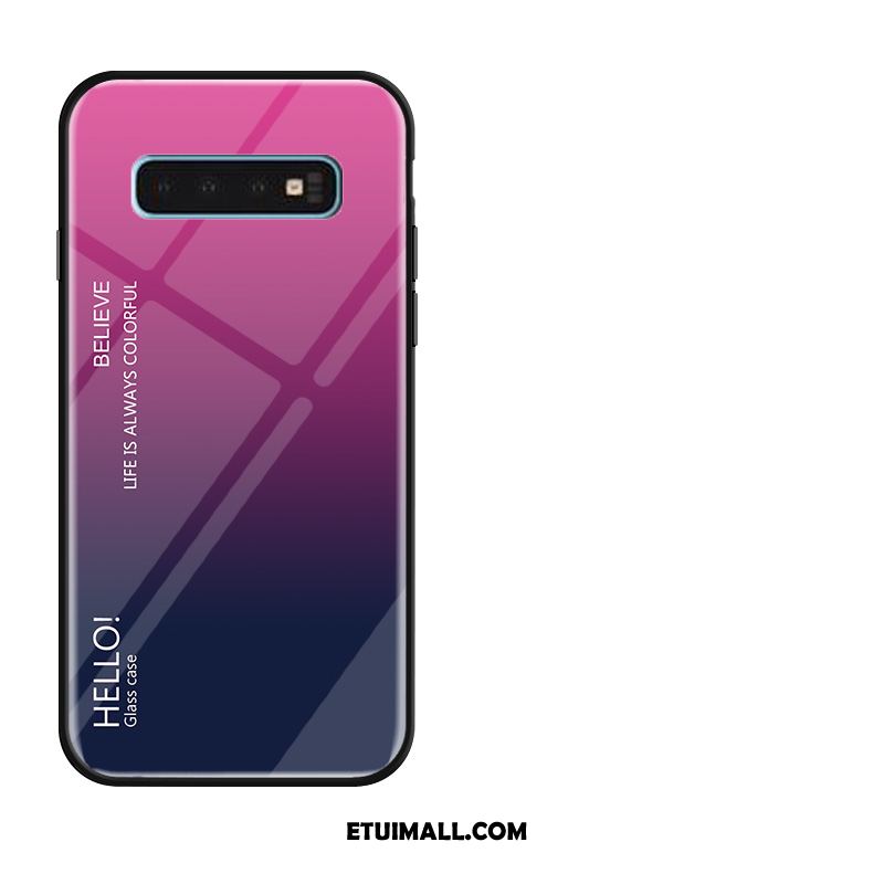 Etui Samsung Galaxy S10 Żółty Silikonowe Gradient Gwiazda Szkło Futerał Oferta