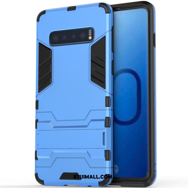 Etui Samsung Galaxy S10+ Żółty Wspornik Anti-fall Torby Gwiazda Futerał Sklep