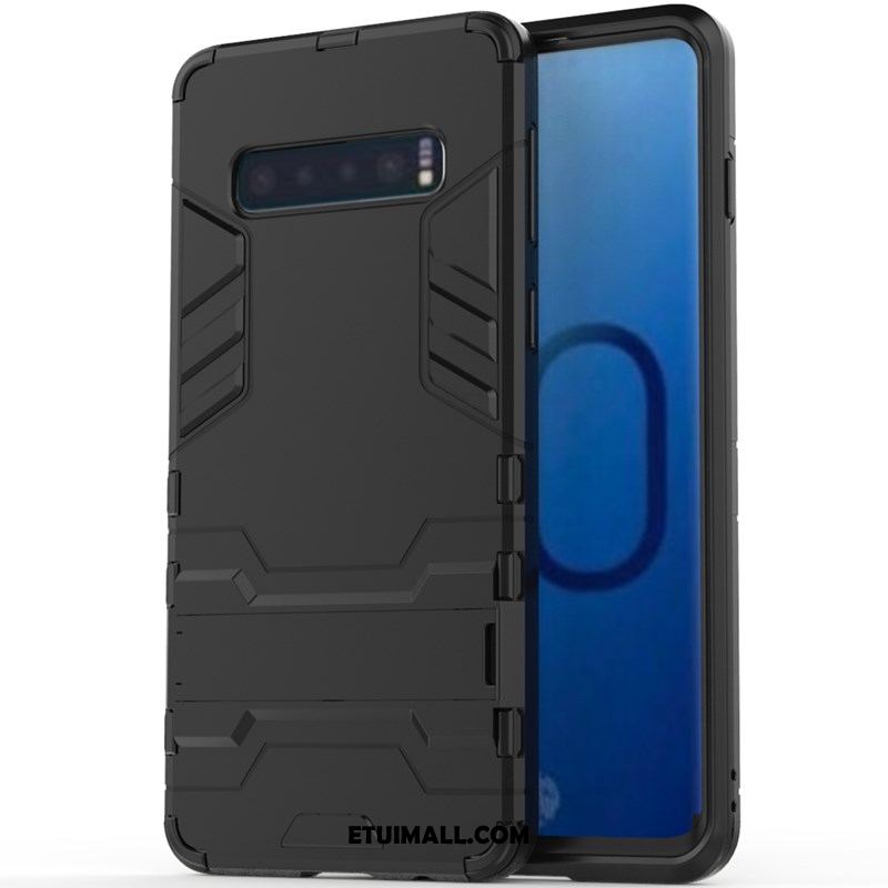 Etui Samsung Galaxy S10+ Żółty Wspornik Anti-fall Torby Gwiazda Futerał Sklep