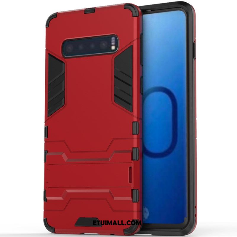 Etui Samsung Galaxy S10+ Żółty Wspornik Anti-fall Torby Gwiazda Futerał Sklep