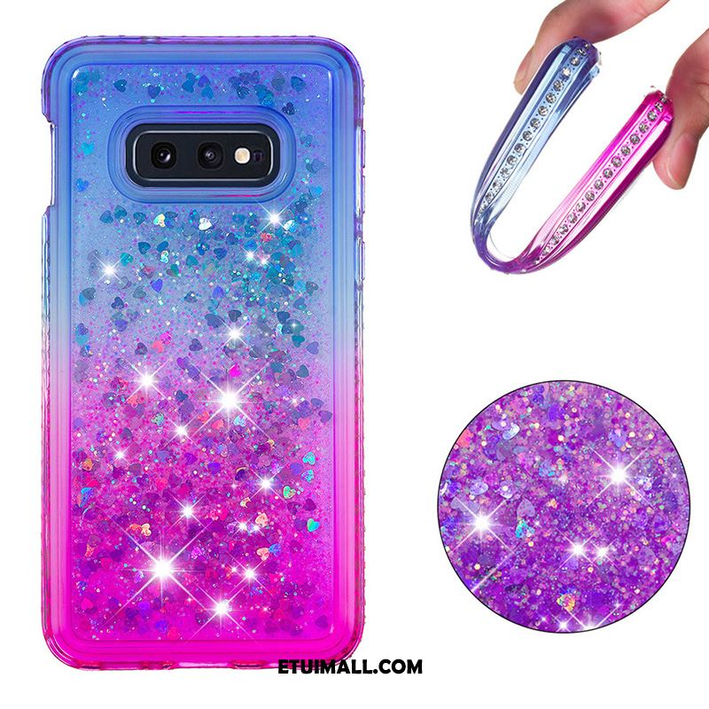 Etui Samsung Galaxy S10e Anti-fall Ochraniacz Gradient Fioletowy Niebieski Pokrowce Na Sprzedaż