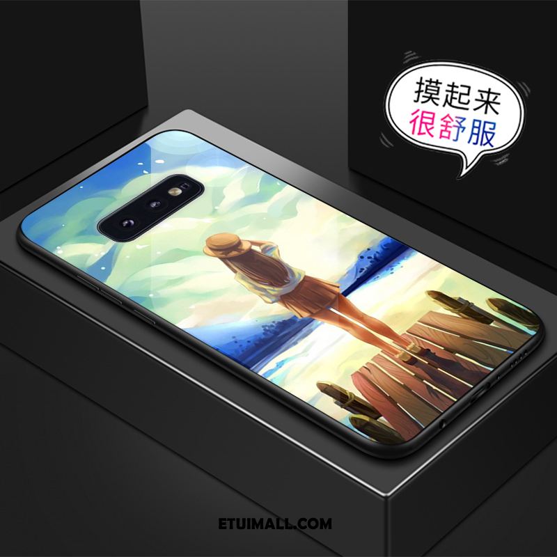Etui Samsung Galaxy S10e Anti-fall Szkło Kreatywne Telefon Komórkowy Żółty Obudowa Sklep