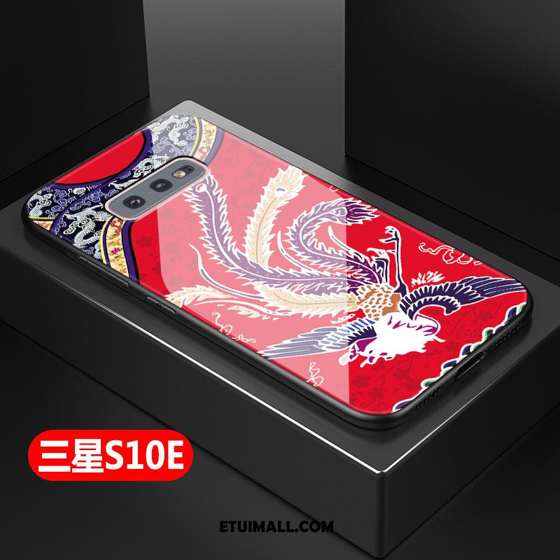 Etui Samsung Galaxy S10e Czerwony Silikonowe All Inclusive Moda Tendencja Futerał Tanie