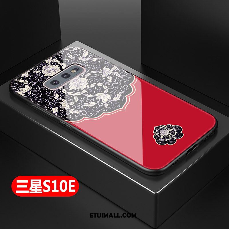 Etui Samsung Galaxy S10e Czerwony Silikonowe All Inclusive Moda Tendencja Futerał Tanie