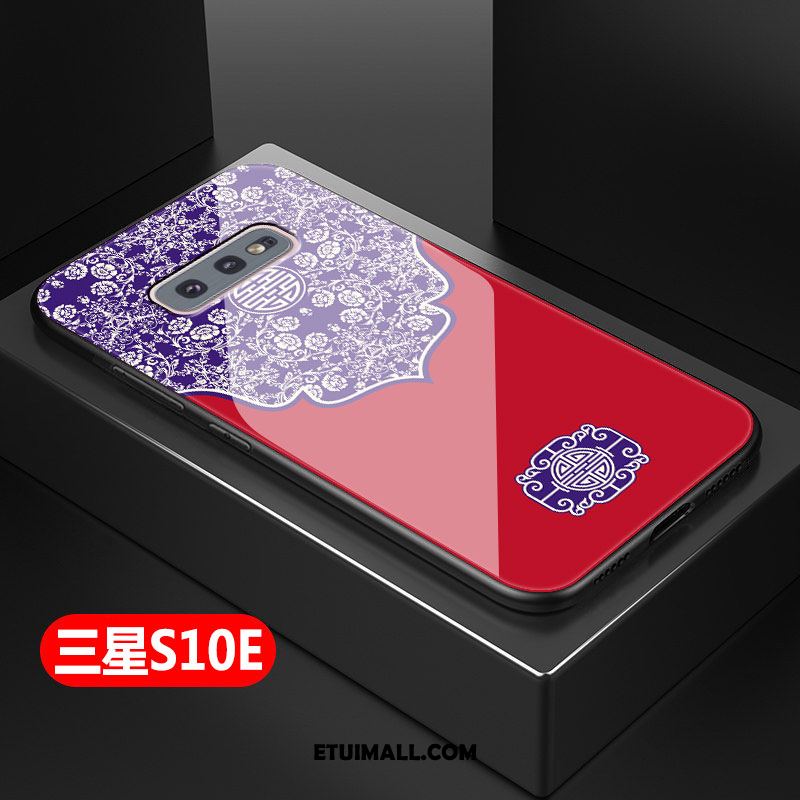 Etui Samsung Galaxy S10e Czerwony Silikonowe All Inclusive Moda Tendencja Futerał Tanie