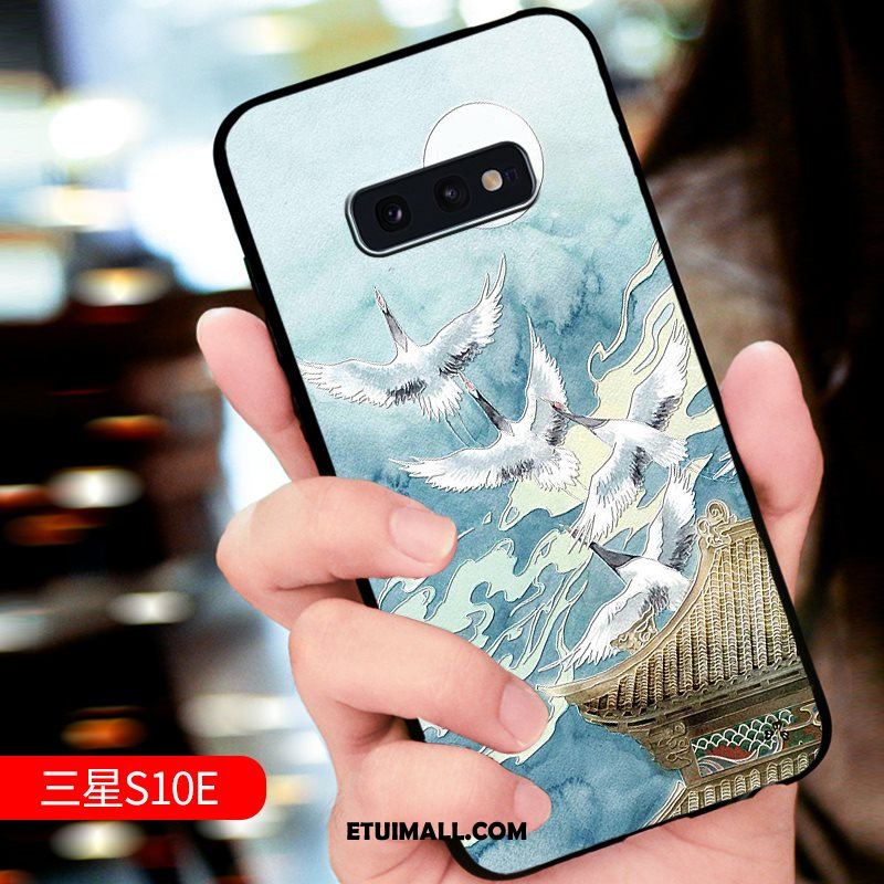 Etui Samsung Galaxy S10e Ochraniacz Anti-fall Gwiazda Relief Nowy Pokrowce Na Sprzedaż